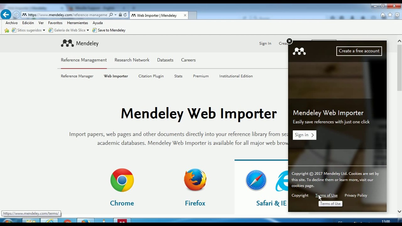 mendeley add in for edge
